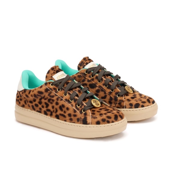 Roberto Cavalli leopard-print sneakers - Picture 1 of 5